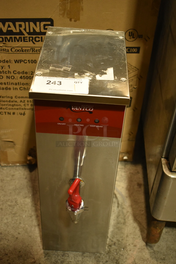 BRAND NEW SCRATCH AND DENT! Avantco 177HWDA2 Stainless Steel Commercial Countertop 2 Gallon Hot Water Dispenser. No Drip Tray. 120 Volts, 1 Phase. - Image 2 of 6
