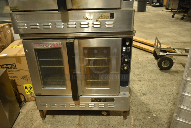 2 Blodgett Stainless Steel Commercial Natural Gas Powered Full Size Convection Ovens w/ View Through Doors, Metal Oven Racks and Thermostatic Controls. 2 Times Your Bid! - Image 3 of 8
