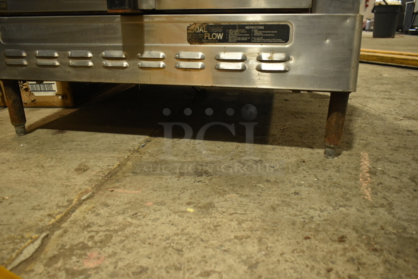 2 Blodgett Stainless Steel Commercial Natural Gas Powered Full Size Convection Ovens w/ View Through Doors, Metal Oven Racks and Thermostatic Controls. 2 Times Your Bid! - Image 4 of 8