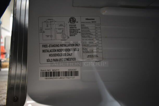 Hisense RT320BASE Mini Cooler and Freezer. 115 Volts, 1 Phase. Tested and Working! - Image 6 of 6