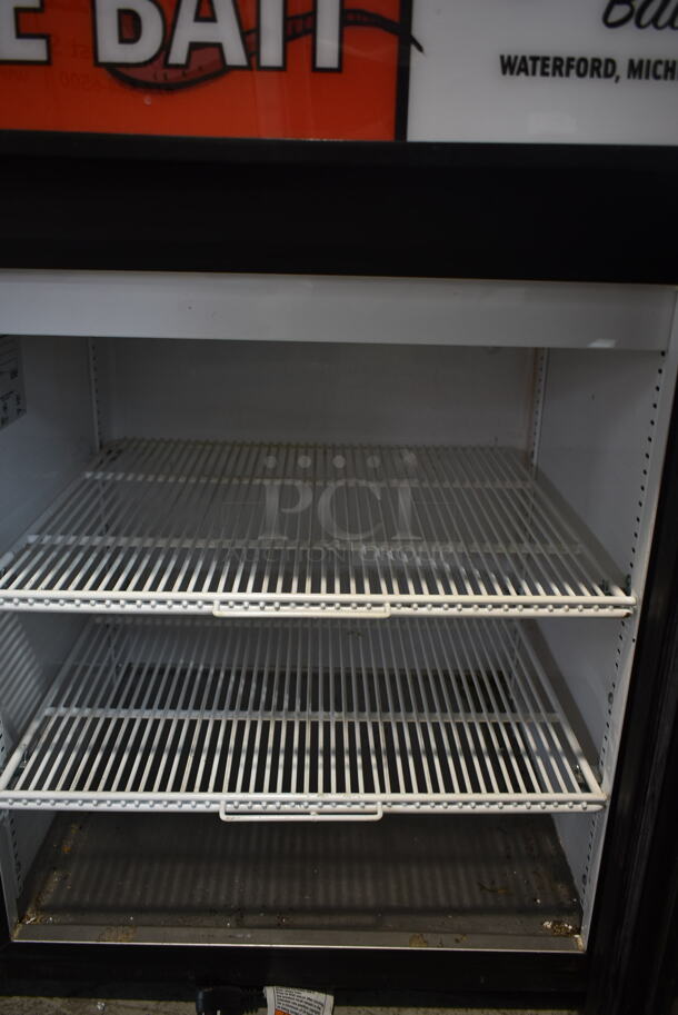 2016 True GDM-05-LD Metal Single Door Mini Cooler Merchandiser. 115 Volts, 1 Phase. Tested and Working!  - Image 2 of 3
