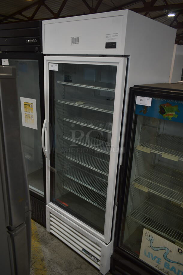 2021 True TSCI-600R-G-PH Metal Commercial Single Door Reach In Cooler Merchandiser w/ Poly Coated Racks. 115 Volts, 1 Phase. Tested and Working! - Image 1 of 4