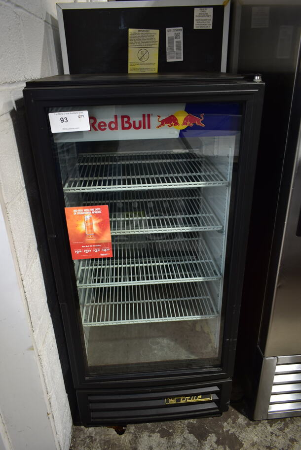 2014 True GDM-10PT-LD Metal Commercial Single Door Reach In Cooler Merchandiser w/ Poly Coated Racks. 115 Volts, 1 Phase. Tested and Working! - Image 1 of 3