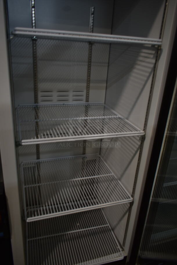 2019 Habco SE18 Metal Commercial Single Door Reach In Cooler Merchandiser w/ Poly Coated Racks. 115 Volts, 1 Phase. Tested and Working! - Image 3 of 4