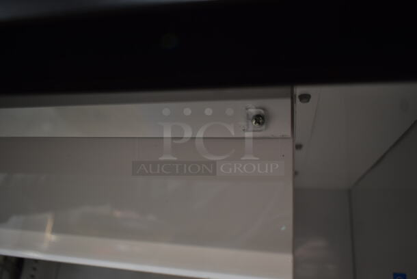 2017 True GDM-41SL-48-HC-LD ENERGY STAR Metal Commercial 2 Door Reach In Cooler Merchandiser w/ Poly Coated Racks. 115 Volts, 1 Phase. Tested and Working! - Image 4 of 6
