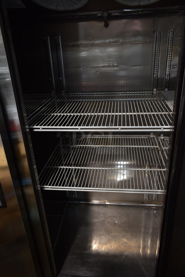 Turbo Air M3F72-3-N Stainless Steel Commercial 3 Door Reach In Freezer w/ Poly Coated Racks on Commercial Casters. 115 Volts, 1 Phase. Tested and Working! - Image 6 of 8