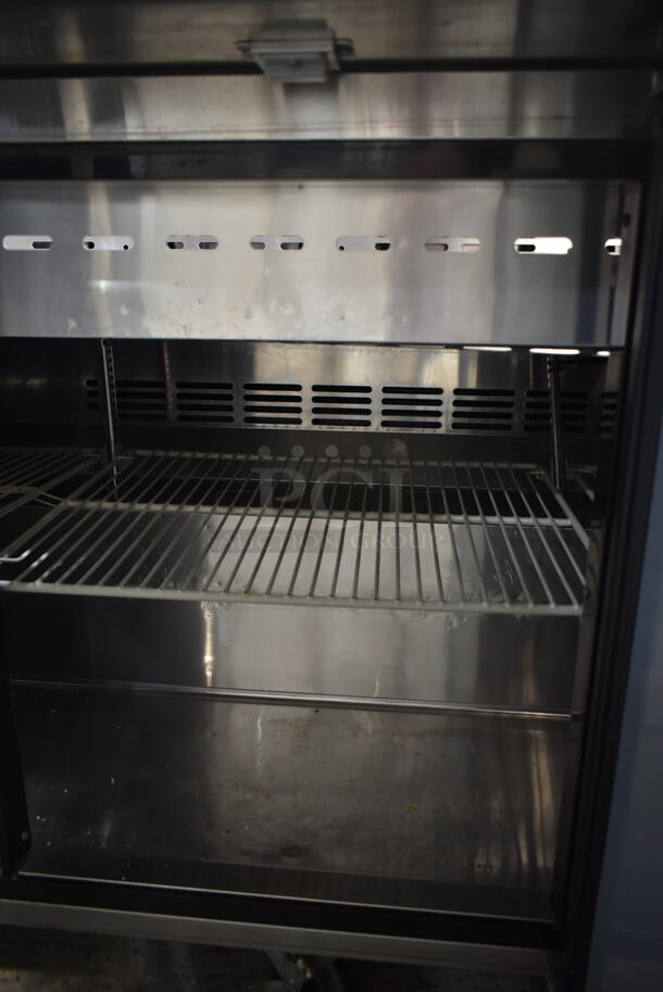 Turbo Air MST-72-30-N Stainless Steel Commercial Prep Table on Commercial Casters. 115 Volts, 1 Phase. Tested and Powers On But Does Not Get Cold - Image 4 of 7