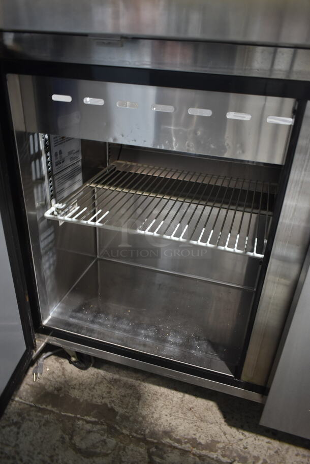 Turbo Air MST-72-30-N Stainless Steel Commercial Prep Table on Commercial Casters. 115 Volts, 1 Phase. Tested and Powers On But Does Not Get Cold - Image 5 of 7