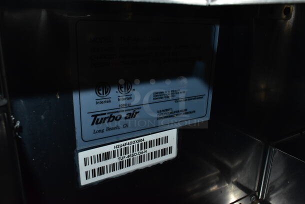Turbo Air TUF-48SD-D4-N Stainless Steel Commercial 4 Drawer Undercounter Freezer. 115 Volts, 1 Phase. Tested and Working! - Image 7 of 8