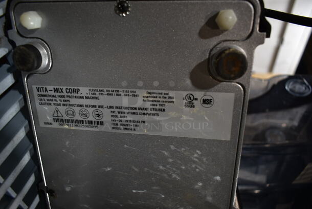 2019 Vita-Mix VM0141A Metal Countertop Blender Base. 120 Volts, 1 Phase. Tested and Working! - Image 3 of 3