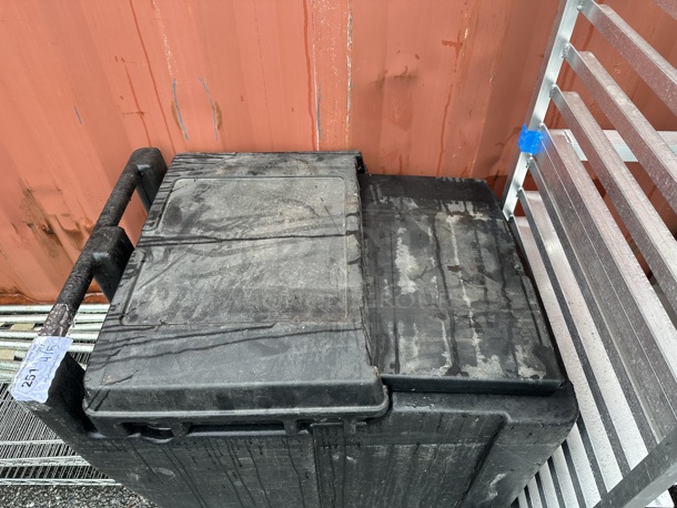 Poly Portable Ice Bin on Commercial Casters.  - Image 2 of 4