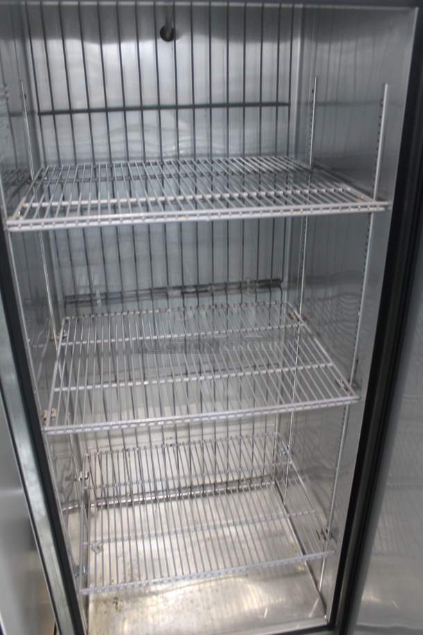 2016 True T-19F Stainless Steel Commercial Single Door Reach In Freezer w/ Poly Coated Racks. 115 Volts, 1 Phase. Tested and Powers On - Image 3 of 4