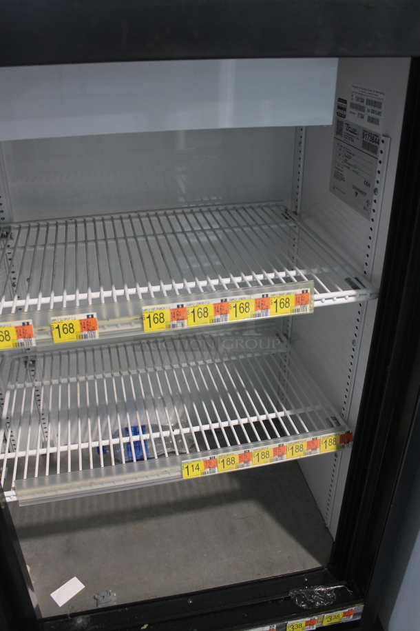 2017 True GDM-41SL-48-HC-LD Metal Commercial 2 Door Reach In Cooler Merchandiser w/ Poly Coated Racks. 115 Volts, 1 Phase. Tested and Working! - Image 4 of 5