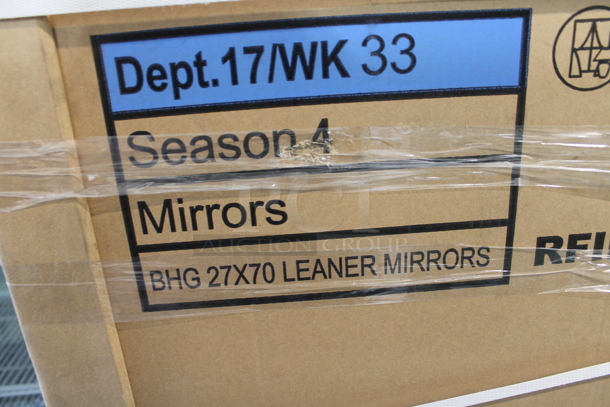 4 BRAND NEW! Better Homes & Gardens BHG 27" x 70" Rectangular Leaner Mirror. Stock Picture Used-Frame Color May Vary. 4 Times Your Bid! - Image 3 of 4