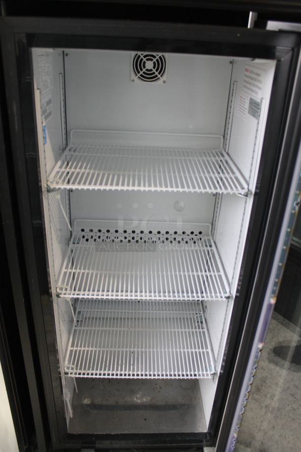 2019 IDW G4-H0234B ENERGY STAR Metal Commercial 2 Door Reach In Cooler Merchandiser w/ Poly Coated Racks. 110-120 Volts, 1 Phase. Tested and Working! - Image 4 of 7
