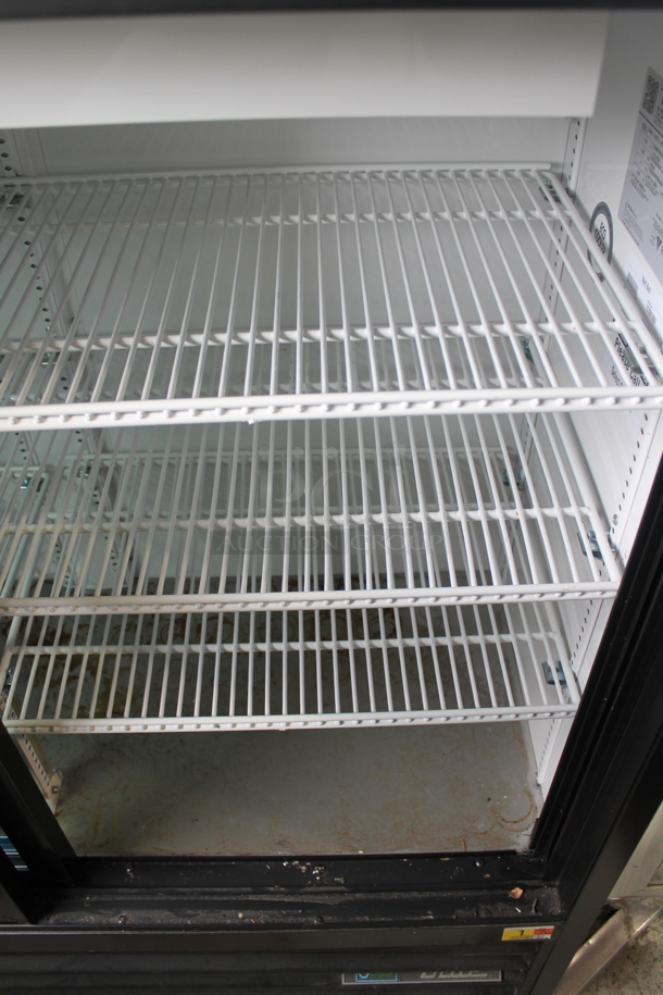 2018 True GDM-41SL-48-HC-LD Metal Commercial 2 Door Reach In Cooler Merchandiser w/ Poly Coated Racks. 115 Volts, 1 Phase. Tested and Working! - Image 3 of 5