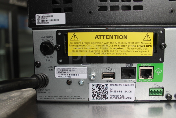 2 APC SMX1500RM2UC / SMX48RMBP2U Rack Mount Battery Pack. 2 Times Your Bid! - Image 5 of 5