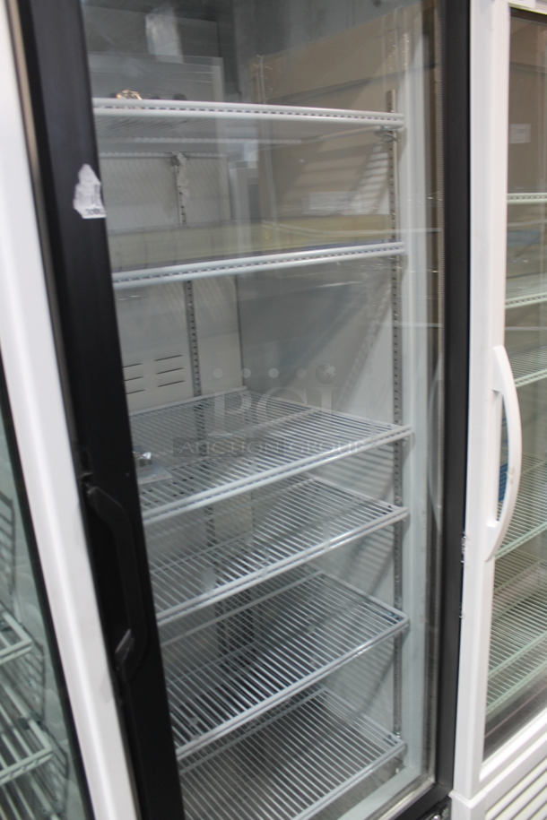 2019 Habco SE18HC Metal Commercial Single Door Reach In Cooler Merchandiser w/ Poly Coated Racks. 115 Volts, 1 Phase. Tested and Working! - Image 2 of 5