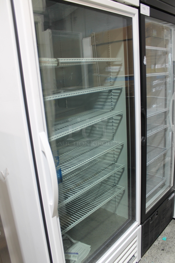 2021 True TSCI-600R-G-PH Metal Commercial Single Door Reach In Cooler Merchandiser w/ Poly Coated Racks. 115 Volts, 1 Phase. Tested and Working! - Image 2 of 5