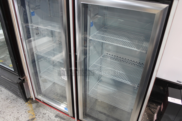 2021 IDW G4-H0234B Metal Commercial 2 Door Reach In Cooler Merchandiser w/ Poly Coated Racks. 115 Volts, 1 Phase. Tested and Working! - Image 2 of 7
