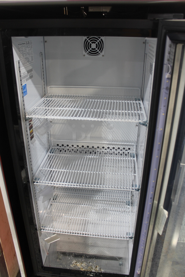2021 IDW G4-H0234B Metal Commercial 2 Door Reach In Cooler Merchandiser w/ Poly Coated Racks. 115 Volts, 1 Phase. Tested and Working! - Image 4 of 7