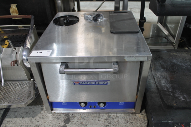 Bakers Pride P18 Stainless Steel Commercial Countertop Electric Powered Pizza Oven w/ Cooking Stones. 208/240 Volts.  - Image 1 of 6