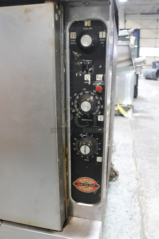 2 Blodgett Stainless Steel Commercial Natural Gas Powered Full Size Convection Oven w/ Solid Doors, Metal Oven Racks and Thermostatic Controls on Commercial Casters. 2 Times Your Bid! - Image 5 of 10