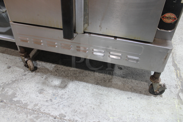 2 Blodgett Stainless Steel Commercial Natural Gas Powered Full Size Convection Oven w/ Solid Doors, Metal Oven Racks and Thermostatic Controls on Commercial Casters. 2 Times Your Bid! - Image 8 of 10