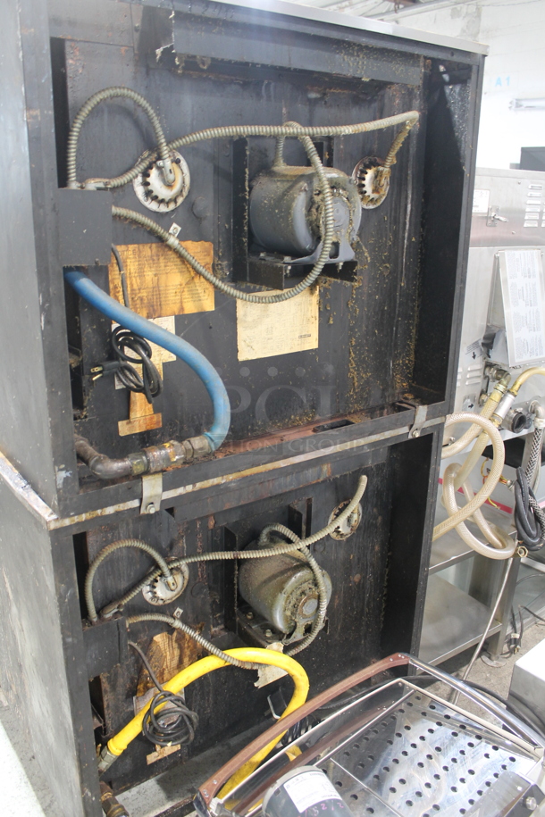 2 Blodgett Stainless Steel Commercial Natural Gas Powered Full Size Convection Oven w/ Solid Doors, Metal Oven Racks and Thermostatic Controls on Commercial Casters. 2 Times Your Bid! - Image 10 of 10