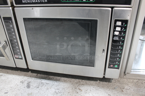 2016 Menumaster MRC30S2 Stainless Steel Commercial Countertop Microwave Oven. 208/240 Volts, 1 Phase.  - Image 4 of 6
