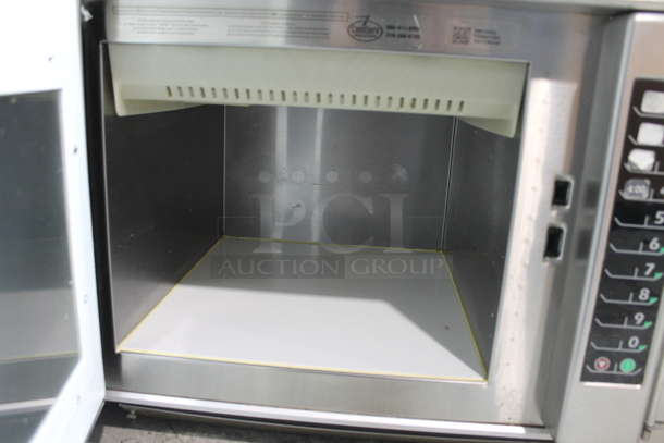 2016 Menumaster MRC30S2 Stainless Steel Commercial Countertop Microwave Oven. 208/240 Volts, 1 Phase.  - Image 5 of 6