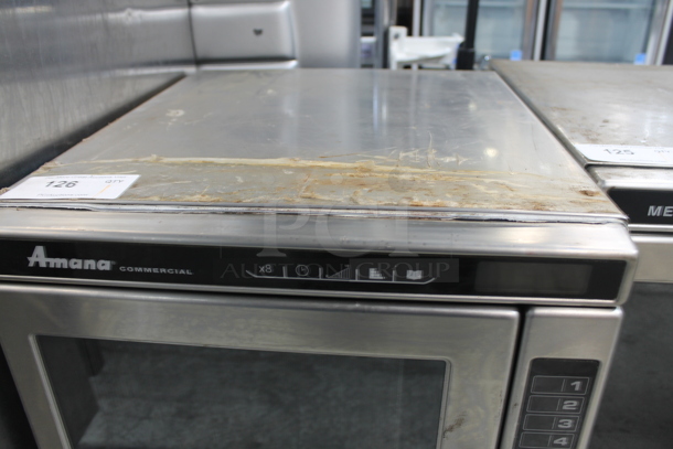 2019 Menumaster MRC30S2 Stainless Steel Commercial Countertop Microwave Oven. 208/240 Volts, 1 Phase.  - Image 3 of 6