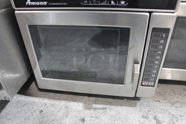 2019 Menumaster MRC30S2 Stainless Steel Commercial Countertop Microwave Oven. 208/240 Volts, 1 Phase.  - Image 4 of 6