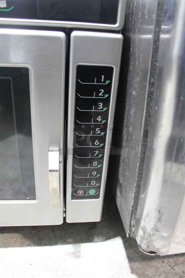 2018 Menumaster MRC30S2 Stainless Steel Commercial Countertop Electric Powered Microwave Oven. 208/240 Volts, 1 Phase.  - Image 2 of 6