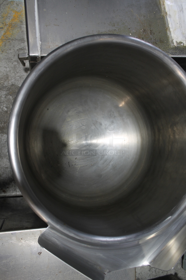 Cleveland Stainless Steel Commercial Countertop Electric Powered Steam Kettle Tilting Kettle. 125/250 Volts, 1 Phase.  - Image 3 of 6