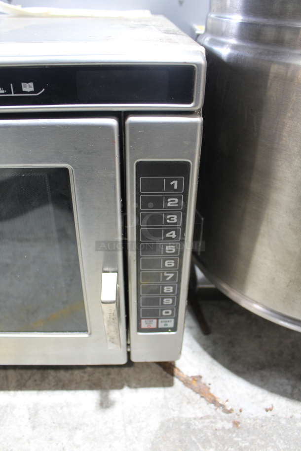 2017 Amana MRC30S2 Stainless Steel Commercial Countertop Electric Powered Microwave Oven. 208/240 Volts, 1 Phase.  - Image 2 of 6
