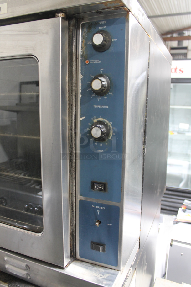 2 Duke Stainless Steel Commercial Natural / Propane Gas Powered Full Size Convection Oven w/ View Through Doors, Metal Oven Racks and Thermostatic Controls. 2 Times Your Bid! - Image 4 of 8