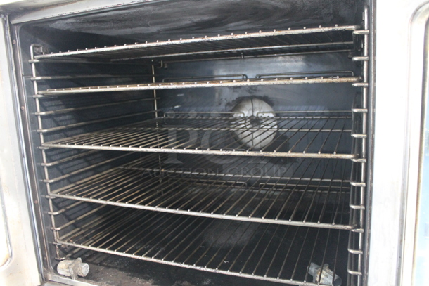 2 Duke Stainless Steel Commercial Natural / Propane Gas Powered Full Size Convection Oven w/ View Through Doors, Metal Oven Racks and Thermostatic Controls. 2 Times Your Bid! - Image 6 of 8