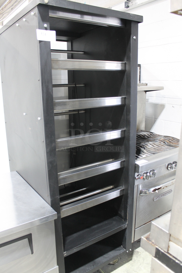 Vulcan 1015021 Black Metal Pastry Donut Bakery Rack. Comes w/ Commercial Casters. - Image 1 of 5