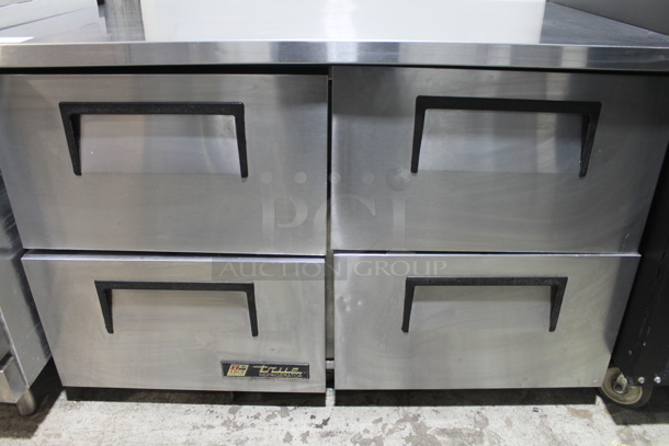 True TUC-48D-4 Stainless Steel Commercial 4 Drawer Work Top Cooler. 115 Volts, 1 Phase. Tested and Does Not Power On
 - Image 3 of 6