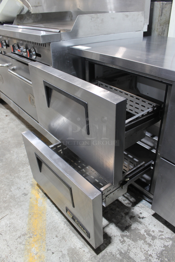 True TUC-48D-4 Stainless Steel Commercial 4 Drawer Work Top Cooler. 115 Volts, 1 Phase. Tested and Does Not Power On
 - Image 4 of 6