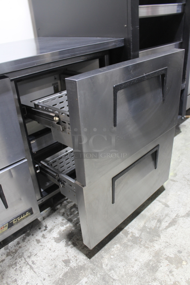 True TUC-48D-4 Stainless Steel Commercial 4 Drawer Work Top Cooler. 115 Volts, 1 Phase. Tested and Does Not Power On
 - Image 6 of 6