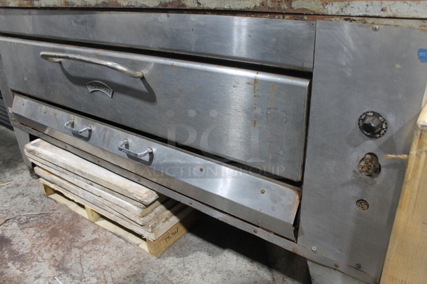 2 Montague 25P-2 Stainless Steel Commercial Propane Gas Powered Single Deck Pizza Ovens w/ Cooking Stones. 2 Times Your Bid! - Image 3 of 12