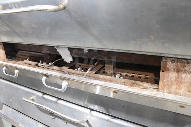 2 Montague 25P-2 Stainless Steel Commercial Propane Gas Powered Single Deck Pizza Ovens w/ Cooking Stones. 2 Times Your Bid! - Image 7 of 12