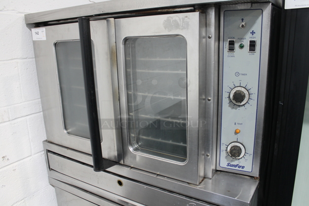2 Garland SunFire Stainless Steel Commercial Gas Powered Full Size Convection Oven w/ View Through Doors, Metal Oven Racks and Thermostatic Controls. 2 Times Your Bid! - Image 2 of 9