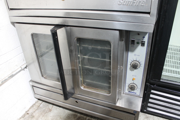 2 Garland SunFire Stainless Steel Commercial Gas Powered Full Size Convection Oven w/ View Through Doors, Metal Oven Racks and Thermostatic Controls. 2 Times Your Bid! - Image 3 of 9