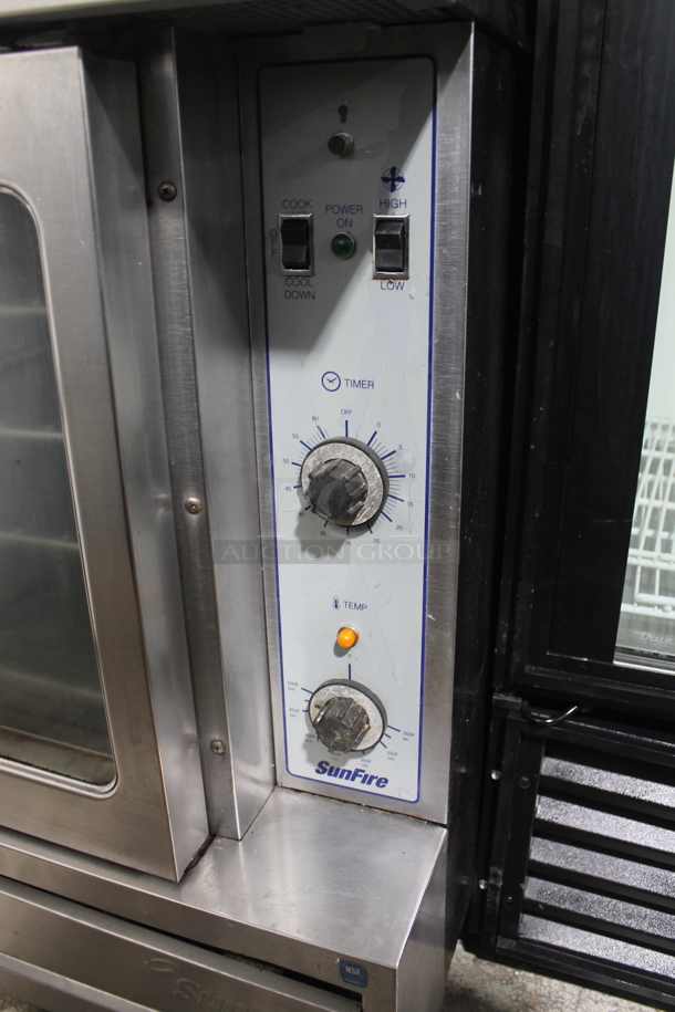 2 Garland SunFire Stainless Steel Commercial Gas Powered Full Size Convection Oven w/ View Through Doors, Metal Oven Racks and Thermostatic Controls. 2 Times Your Bid! - Image 5 of 9