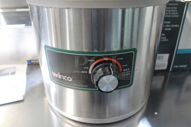 IN ORIGINAL BOX! Winco FW-7R500 Stainless Steel Commercial Countertop Soup Kettle Food Warmer. 120 Volts, 1 Phase. Tested and Working! - Image 2 of 7