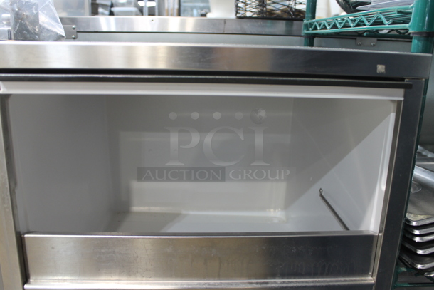 2018 Manitowoc UNF0200A Stainless Steel Commercial Self Contained Undercounter Ice Machine. 115 Volts, 1 Phase.  - Image 2 of 4