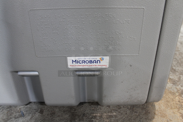 Koala Kare Poly Gray Wall Mount Diaper Changing Station.  - Image 2 of 5